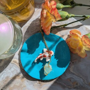 koi fish pond trinket dish