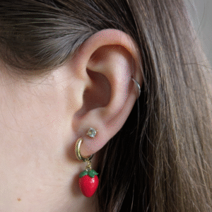strawberry earrings