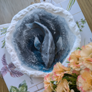 Whale Jewelry Dish – Ocean-Inspired Resin Tray
